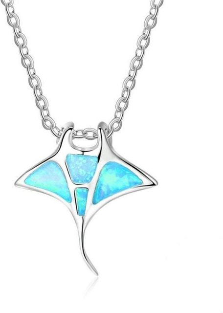 Halskette Ozean-Serie Künstlicher Teufelsfisch, Unisex - Bild 1