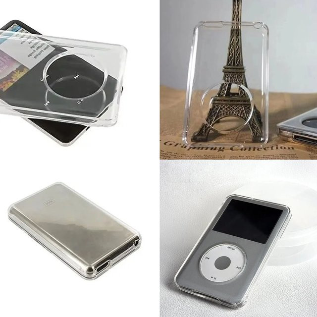 Transparente Hartschalen-Schutzhülle für Apple iPod Classic 6. Generation (80 GB, 120 GB, 160 GB) in dünner Version - Bild 1