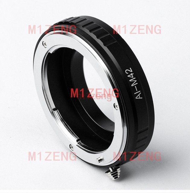 AI-M42 Adapterring für Nikon AI AI-S F-Mount Objektive auf M42 Zeiss Pentax Mamiya Kameras mit Schraubbefestigung - Bild 1