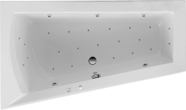 Whirlpool Ottofond Galia I Mod. B Premium in Weiß B: 170 cm, T: 100 cm - Bild 1