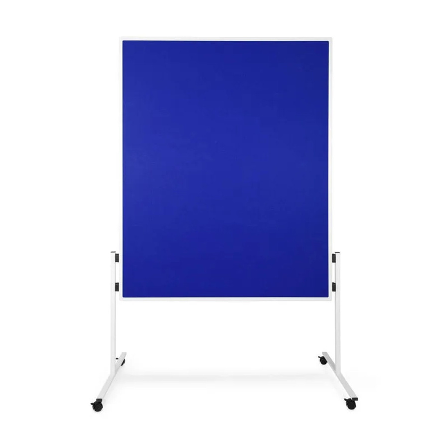 Office Marshal Filz-Moderationstafel mit Rollen, Blau, B: 150 cm, H: 120 cm, T: 1 cm - Bild 2