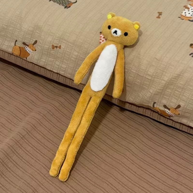 Bandai Rilakkuma Stofftier-Anhänger, Plüsch / Textil, braun - Bild 3