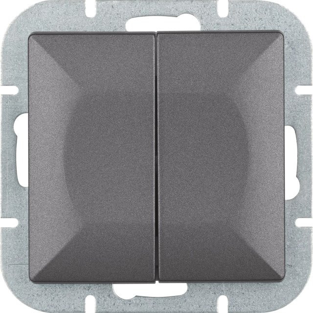 OBI Schalter Julietta WP-2P Wandmontage aus Kunststoff - Bild 1