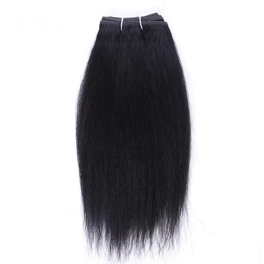Debut Yaki Straight Remy Hair Bundles, Schwarz und Braun, 3-teilig - Bild 2
