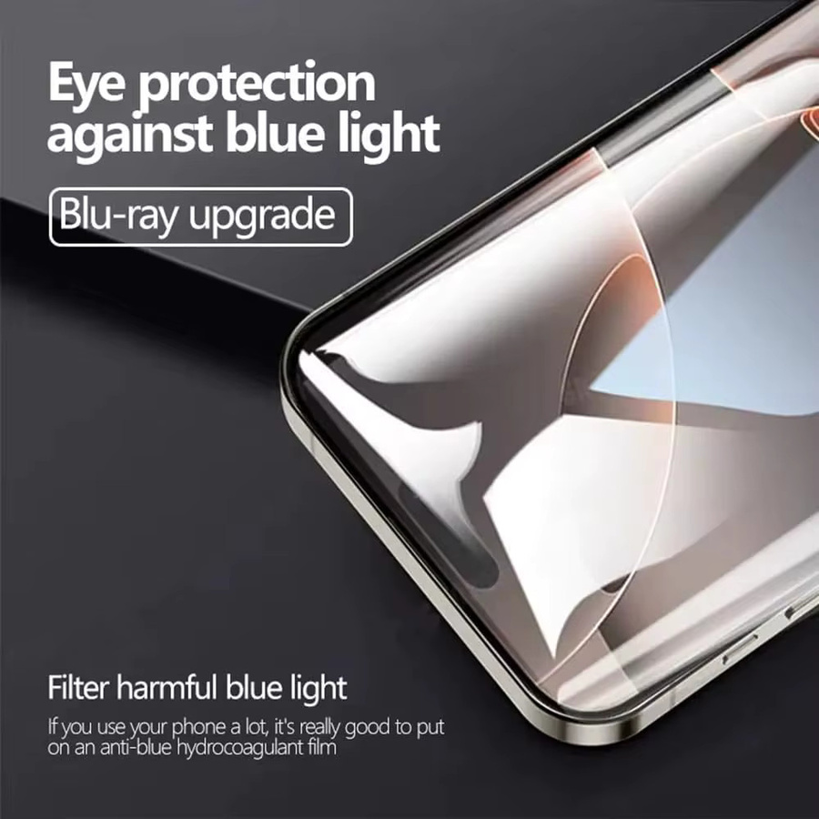 2 Stück High Definition Hydrogel Schutzfolien für Apple iPhone 16+, 16, 15, 13 mini, 12 mini, 11, 17 Pro Max, 17 Air, 17 Pro, transparent - Bild 4