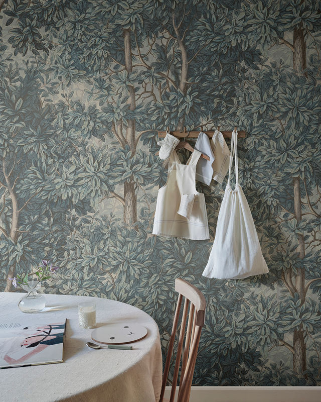 Sandberg Wallpaper Charles Botanisches Vlies in Blau - Bild 2