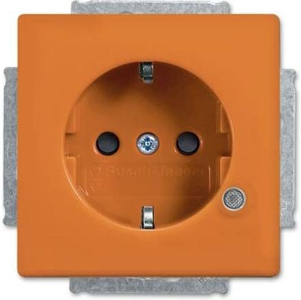 ABB Geräteeinsatz Steckdose IP20 in Orange - Bild 1
