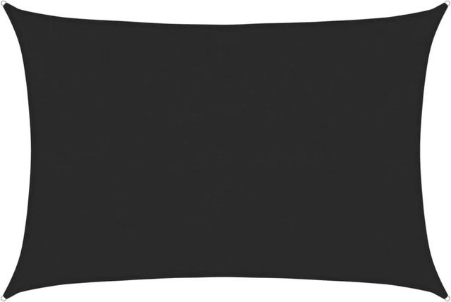 Furnicato Sonnensegel aus HDPE in Schwarz, Rechteckig, B x T: 6 x 4 m - Bild 1