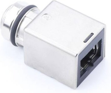 Molex ENET RECPT M12 Ethernet LAN Adapter in Silber - Bild 1
