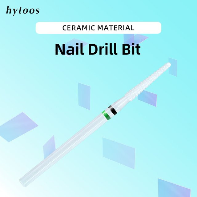 HYTOOS Konischer Nagelhautreiniger, Weiße Keramik, Unisex - Bild 1
