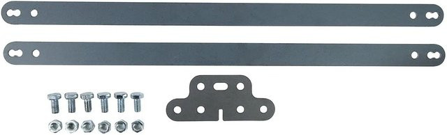 bellissa Verbinder-Set PANNELLO Abstandshalter und Schrauben aus Metall für Hochbeete in Grau oder Braun - Bild 1