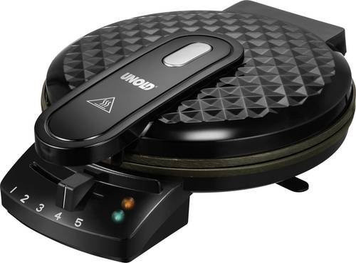 Unold Diamant Waffeleisen in Schwarz und Silber - Bild 1