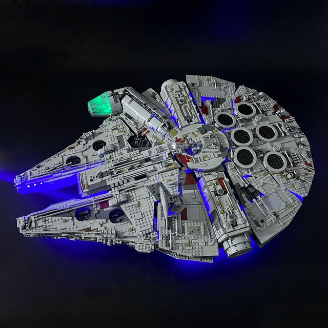 BYB LED-Lichtset für 75192 Millennium Falcon, dekorative Lampe, Fernbedienung - Bild 1