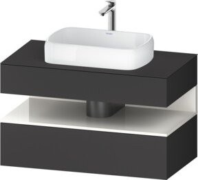Duravit Waschtischunterschrank Qatego in Grau, B/T/H: 100 x 55 x 60 cm - Bild 1