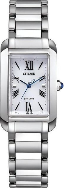 Citizen Armbanduhr, Quarz, Edelstahl, weißes Zifferblatt, 33 mm, Damen - Bild 1