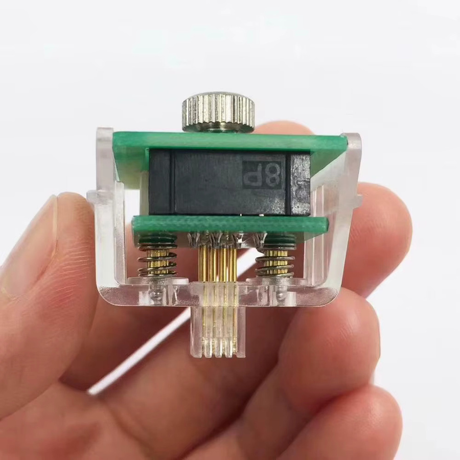 ONEVAN 8Pin OEM FEM BDC Eeprom Adapter für XPROG, Soic8 und Sop8 Clip Sockel in Grün - Bild 4