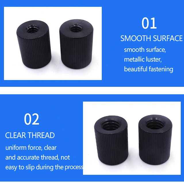 SD&HI Kameraschraube Adapter Set 1/4 Zoll auf M4 M5 M6 M8 M10 3/8 Zoll für Stativ und Kugelkopf in Schwarz - Bild 1