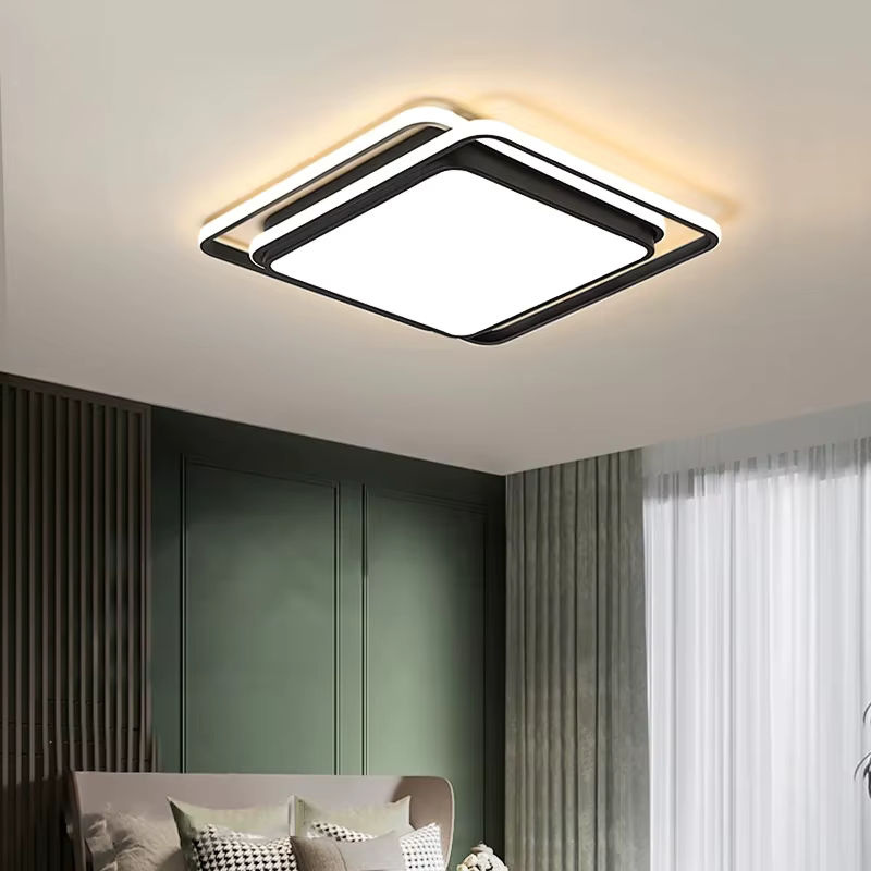 Moderne LED Deckenleuchte TRAZOS in Gold/Messing für Wohnzimmer, Schlafzimmer und Flur - Bild 2