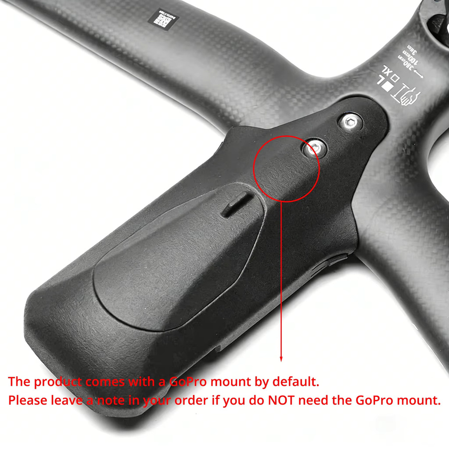 Aerodynamische 3D-gedruckte Computerhalterung für Garmin, Wahoo und Bryton in Schwarz, inklusive integrierter Tachometerhalterung für METRON 5D ACR EVO - Bild 4