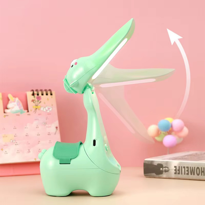 Lyfs Alpaka LED-Schreibtischlampe mit Stifthalter und RGB-Farbanpassung, flexible Nachttischlampe in Weiß für Kinderzimmer und Schlafzimmer - Bild 2