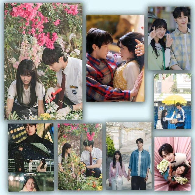 Selbstklebendes und wasserfestes Koreanisches Drama L-Lovely-R-Runner TV-Poster aus Papier in Multicolour - Bild 1