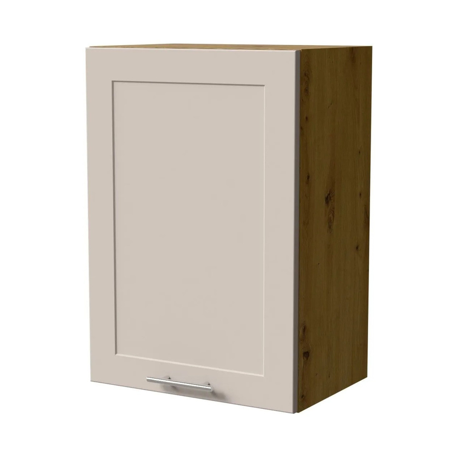 Feldmann-Wohnen Hängeschrank Oslo W2 Eiche Artisan und Kaschmir Matt mit Soft-Close-Türen, B/T/H: 50 x 32,5 x 72 cm - Bild 2