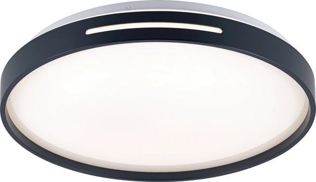 LED-Deckenleuchte Caldirola Anthrazit 24 W Kaltweiß rund Durchmesser: 38 cm - Bild 1