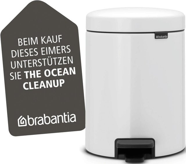 Brabantia Treteimer NewIcon 5 Liter in Weiß - Bild 1