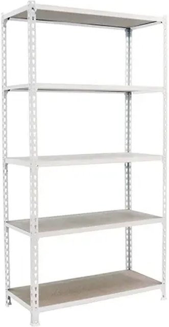 PROREGAL Schwerlastregal Big Muli mit 5 verstellbaren Fachböden, Weiß, H x B x T: 200 x 110 x 30 cm - Bild 1