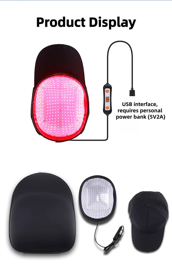 AOYAMA YAYA Rotlichttherapie-Haarkappe, Unisex - Bild 4