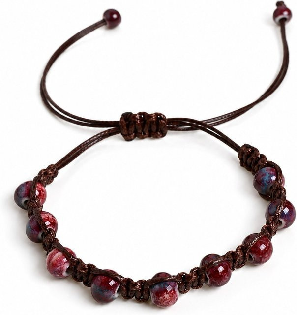 Midofare Armband, Keramik-Perlen, verstellbar, 15-25 cm, Damen - Bild 1