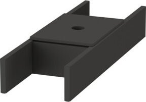 Duravit Inneneinteilung mit Deckel in Schwarz, B: 11,5 cm, T: 37 cm - Bild 1
