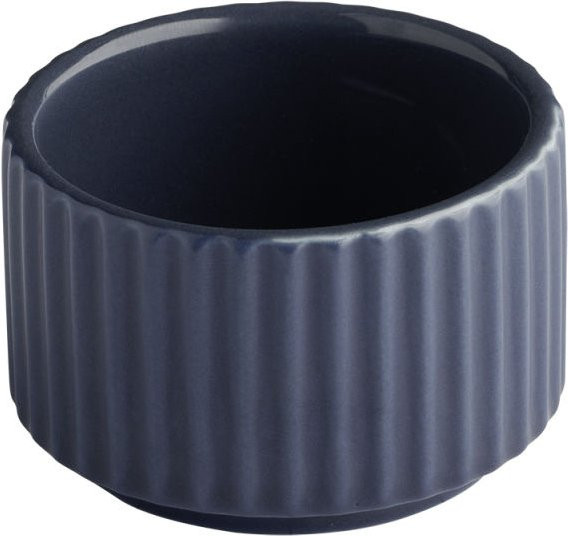 APS Schale THE GRID aus Porzellan, blau, 12er Pack, Durchmesser: 6 cm, Höhe: 4 cm, 40 ml - Bild 1