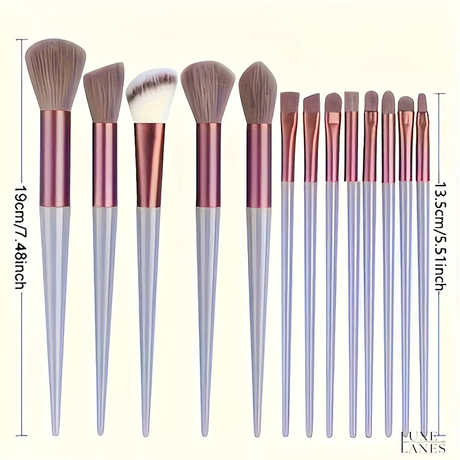 MOZHOU Make-up-Pinsel-Set, 13-teilig, für Gesicht, Unisex - Bild 3
