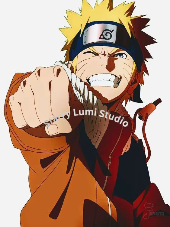 KAYOU Naruto 5D DIY Diamantmalerei Mosaik Set mit Strass für Kinder und Hobby zur Heimdekoration - Bild 3