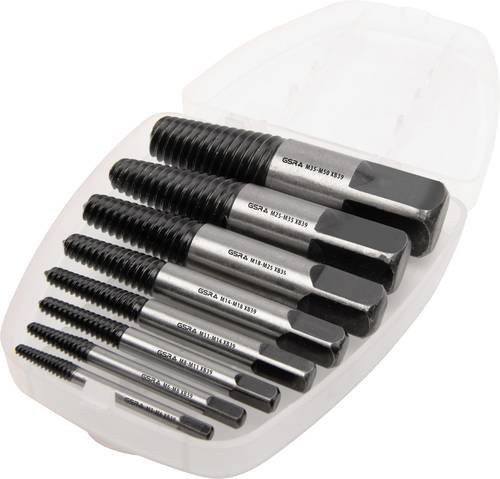 GSR Schraubenausdreher-Set M3 - M45, M48, M50 in Silber aus Stahl - Bild 1