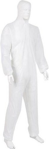 Medical care & serve Einmal-Schutzoverall 1005176 in Weiß, Größe XXL - Bild 1