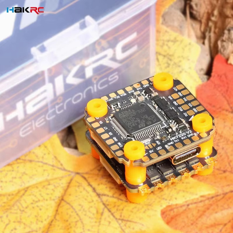 HAKRC F7220 V2 F7 Mini Flugcontroller und 4in1 ESC Stack in Schwarz für RC FPV Racing Drohnen - Bild 2