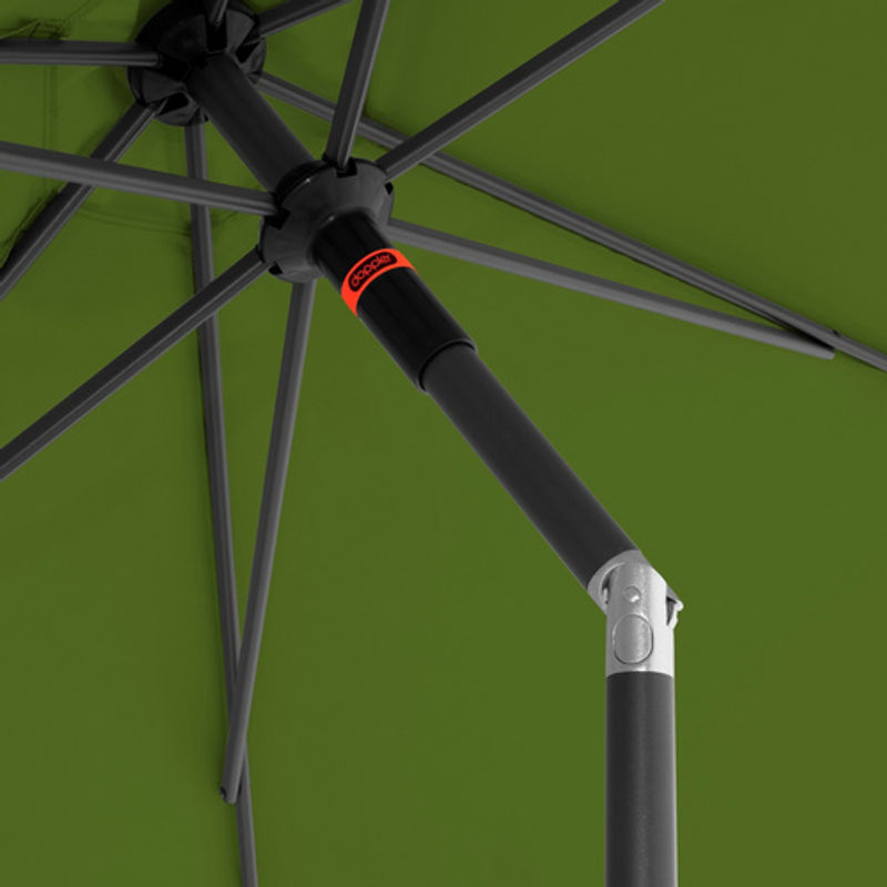 Doppler Sonnenschirm MyZone Kiwi mit Push-Up Mechanik, Farbe: Grün, Durchmesser: 300 cm - Bild 2