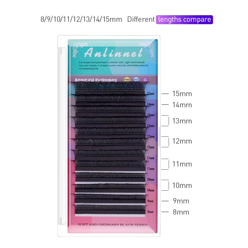 zhonghuirong Wimpernverlängerung, 12 Reihen, Black, Unisex - Bild 5