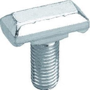 Hakenkopfschraube HS Montagetechnik M12x40, verzinkt, Silber - Bild 1