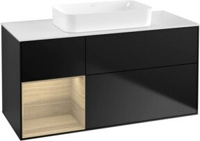 V&B Waschtischunterschrank Finion in Blau Lacquer, B/T: 120 x 60 cm - Bild 1