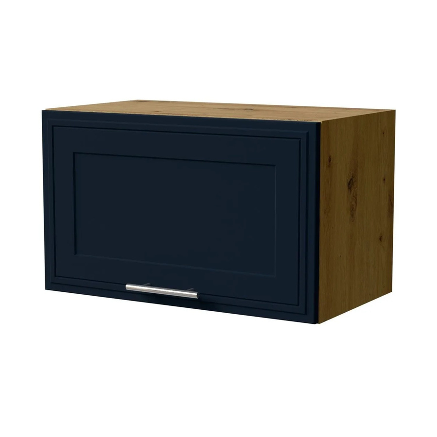 Feldmann-Wohnen Klapphängeschrank Salo W4B/60 in Eiche Artisan und Indigo Matt mit Blum Aventos Klappenbeschlag, B/T/H: 60 x 32,5 x 36 cm - Bild 2