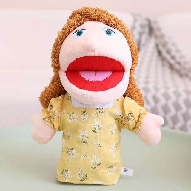 Yiran toy Handpuppe Plüsch, 28-33cm, Bunt / Mehrfarbig, Unisex - Bild 1