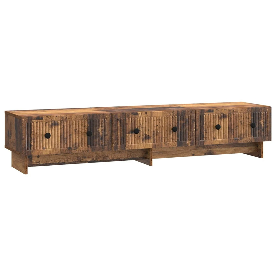 vidaXL TV-Schrank aus Holzwerkstoff in Vintage-Optik, Braun, B/T/H: 147 x 34,5 x 30 cm - Bild 2