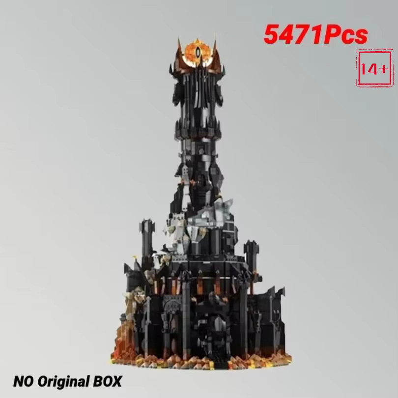 Hot Toys Herr der Ringe Auge von Sauron Schwarzer Turm Barad-dur Replik, Bausteine, 5471 Teile, ab 14 Jahren - Bild 3