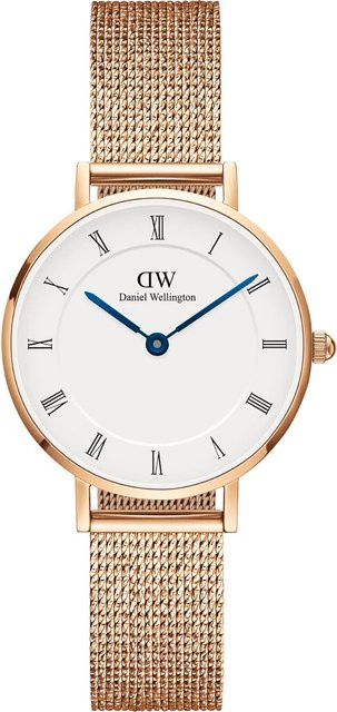Daniel Wellington Armbanduhr Petite Roman, Quarz, Edelstahl, 28 mm, Damen - Bild 1