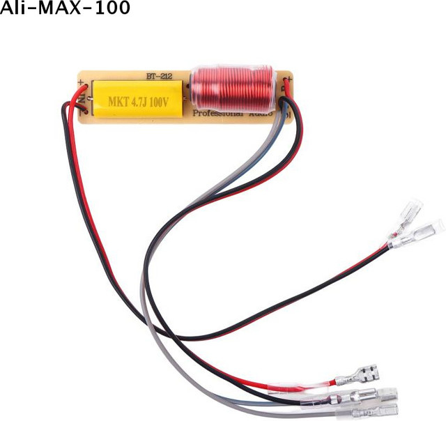 AyS HiFi 80W 2-Wege-Frequenzweichenkabel für Hoch- und Tieffrequenzbereich zur Modifikation von Auto-Audiosystemen, Multicolor, 4-8Ω Impedanz - Bild 1
