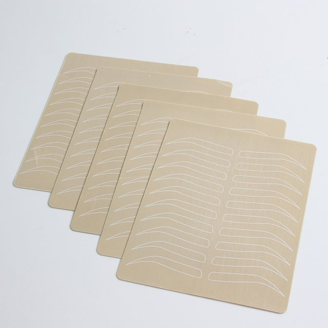 Microb lading Augenbrauen Training Latex, Permanent Make-up Übungshaut - Bild 1
