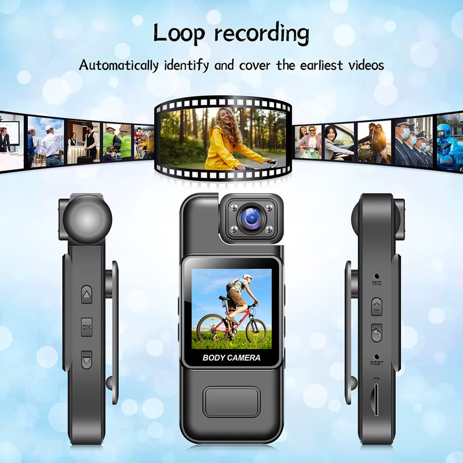 Occkic 4K WiFi Ultra HD Mini-Action-Kamera mit Infrarot-Nachtsicht in Schwarz - Bild 6